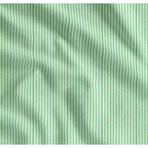 Soimoi Cotton Voile Fabric Stripe & Sand Timer Shirting Print Fabric by Yard 42 Inch Wide