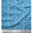 thumbnail image 1 of Soimoi Cotton Voile Fabric Swirl Abstract Decor Fabric Printed Yard 42 Inch Wide, 1 of 3