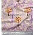 thumbnail image 1 of Soimoi Cotton Voile Fabric Tree & Woodgrain Texture Decor Fabric Printed Yard 42 Inch Wide, 1 of 1