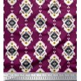 thumbnail image 1 of Soimoi Cotton Voile Fabric Tribal Southwestern Printed Fabric 1 Yard 56 Inch Wide, 1 of 1