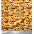 thumbnail image 1 of Soimoi Cotton Voile Fabric Two Tone Camouflage Printed Craft Fabric by the Yard 42 Inch Wide, 1 of 1