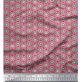 thumbnail image 1 of Soimoi Crepe Silk Fabric Artistic Floral Print Fabric by The Yard 42 Inch Wide, 1 of 1