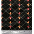 thumbnail image 1 of Soimoi Crepe Silk Fabric Jaal Jamdani Print Fabric by Yard 42 Inch Wide, 1 of 1