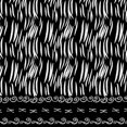 thumbnail image 1 of Soimoi Crepe Silk Fabric Linocut Panel Printed Craft Fabric by the Yard 42 Inch Wide, 1 of 1