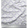 thumbnail image 1 of Soimoi Crepe Silk Fabric Paisley & Floral Mandala Night Wear Print Fabric by Yard 42 Inch Wide, 1 of 1