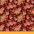 thumbnail image 1 of Soimoi Designer Dressmaking 65 GSM Floral Printed Georgette Fabric By The Yard 44 Inches - Maroon, 1 of 1