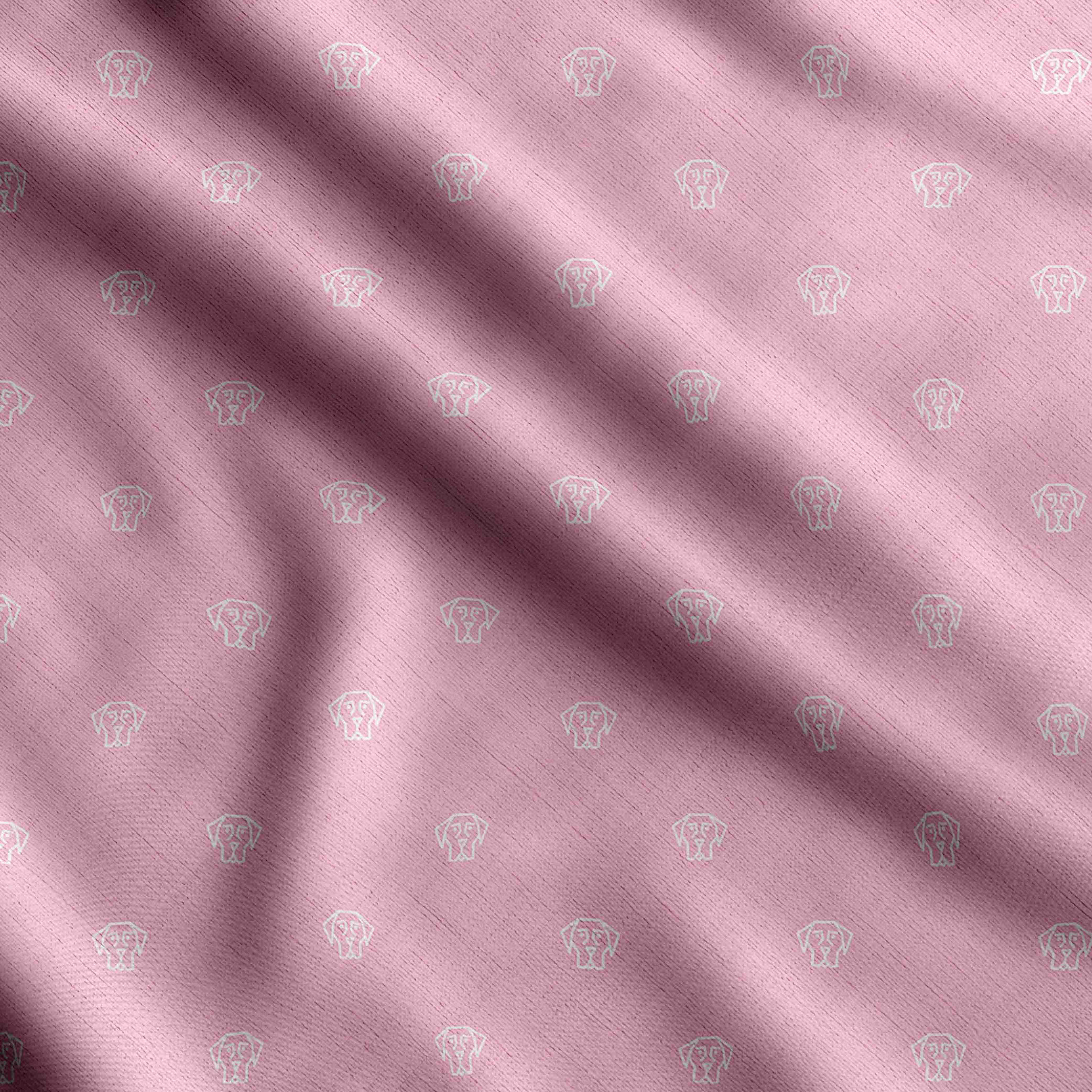 Image showcasing Soimoi Dog Printed, Cotton Satin Spandex, Sewing Fabric by The Yard 54 ...