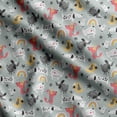 thumbnail image 1 of Soimoi Dog Printed, Poly Canvas Fabric, Decor Sewing Fabric by The Yard 56 Inch Wide,Decorative Fabric for Curtains Tote Bags, Gray, 1 of 5