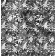 thumbnail image 1 of Soimoi Floral Print,Cotton Cambric, Quilting Fabric Sold by The Yard 42 Inch Wide, Medium Weight Cotton Fabric, SewingSupplies,Black & Whites, 1 of 6