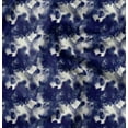 thumbnail image 1 of Soimoi Floral Print, Silk Fabric, Decor Sewing Fabric by The Yard 42 Inch Wide,Decorative Fabric for Shirts Suits Ties, Navy Blue, 1 of 6