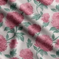 thumbnail image 1 of Soimoi Floral Print, Velvet Fabric, Decor Sewing Fabric by The Yard 54 Inch Wide,Decorative Fabric for Upholstery and Home Accents, Pink & Beige, 1 of 5