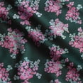 thumbnail image 1 of Soimoi Floral Printed,Cuddle Minky Fabric, Sewing Fabric by The Yard 56 Inch Wide,Decorative Plush Soft Fabric, Baby Garments, Toys and Blankets, Dark Green & Pink, 1 of 5
