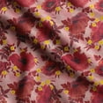 thumbnail image 1 of Soimoi Floral Printed, Poly Canvas Fabric, Decor Sewing Fabric by The Yard 56 Inch Wide,Decorative Fabric for Curtains Tote Bags, Red, 1 of 5
