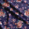 thumbnail image 1 of Soimoi Floral Vintage Printed, Cotton Fleece, Fabric By The Yard Sewing DIY Stretch Fabric 56 Inches Wide, WarmFabric For Hats, Coats, Gloves, Blankets, Orange, 1 of 6