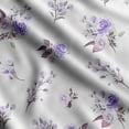 thumbnail image 1 of Soimoi Floral Vintage PrintedCuddle Minky Fabric Sewing Fabric By The Yard 56 Inch WideDecorative Plush Soft Fabric Baby Garments Toys And Blankets Purple, 1 of 5