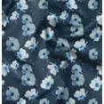 thumbnail image 1 of Soimoi Florals Print,Cotton Cambric, Quilting Fabric Sold by The Yard 42 Inch Wide, Medium Weight Cotton Fabric, SewingSupplies, Teal Blue, 1 of 6