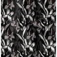 thumbnail image 1 of Soimoi Florals Print,Cotton Poplin, Sewing Fabric Sold by The Yard 42 Inch Wide,Sewing Craft Quilting/Quilt Making Fabric, Black & Maroon, 1 of 6