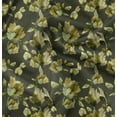 thumbnail image 1 of Soimoi Florals Print,Cotton Poplin, Sewing Fabric Sold by The Yard 42 Inch Wide,Sewing Craft Quilting/Quilt Making Fabric, Olive Green, 1 of 6