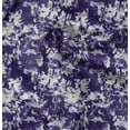 thumbnail image 1 of Soimoi Florals Print,Cotton Poplin, Sewing Fabric Sold by The Yard 42 Inch Wide,Sewing Craft Quilting/Quilt Making Fabric, Purple & White, 1 of 6