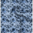 thumbnail image 1 of Soimoi Florals Print, Velvet Fabric, Decor Sewing Fabric by The Yard 54 Inch Wide,Decorative Fabric for Upholstery and Home Accents, Blue, 1 of 6
