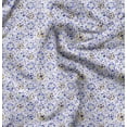 thumbnail image 1 of Soimoi Florals Printed,Cuddle Minky Fabric, Sewing Fabric by The Yard 56 Inch Wide,Decorative Plush Soft Fabric, Baby Garments, Toys and Blankets, Blue, 1 of 6