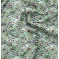 thumbnail image 1 of Soimoi Florals Printed, Poly Canvas Fabric, Decor Sewing Fabric by The Yard 56 Inch Wide,Decorative Fabric for Curtains Tote Bags, Sea Green, 1 of 6