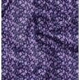 thumbnail image 1 of Soimoi Geometric Print, Silk Fabric, Decor Sewing Fabric by The Yard 42 Inch Wide,Decorative Fabric for Shirts Suits Ties, Navy Blue & Purple, 1 of 6