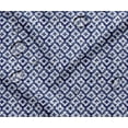 thumbnail image 1 of Soimoi Geometric Print Waterproof Fabric | Outdoor Material By 2 Yard | Tear-Resistant, UV Safe | Great for Bags, Rainwear, Covers & Curtains, Awning Cover Cloth - Blue, 1 of 7
