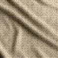thumbnail image 1 of Soimoi Geometrical Print, Velvet Fabric, Decor Sewing Fabric by The Yard 54 Inch Wide,Decorative Fabric for Upholstery and Home Accents, Beige, 1 of 5