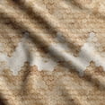 thumbnail image 1 of Soimoi Geometrical Print, Velvet Fabric, Decor Sewing Fabric by The Yard 54 Inch Wide,Decorative Fabric for Upholstery and Home Accents, Tawny Brown, 1 of 5