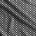 thumbnail image 1 of Soimoi Geometrical Printed, Japan Crepe SatinFabric, by The Yard 54 Inch Wide, Decorative Sewing Fabric for Dresses Kimonos Gowns, White & Black, 1 of 5