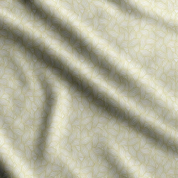 Soimoi Geometrical Printed, Poly Canvas Fabric, Decor Sewing Fabric by The Yard 56 Inch Wide,Decorative Fabric for Curtains Tote Bags, Light Green