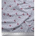 thumbnail image 1 of Soimoi Georgette Viscose Fabric Anchor Hook Nautical Decor Fabric Printed Yard 42 Inch Wide, 1 of 3