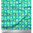 thumbnail image 1 of Soimoi Georgette Viscose Fabric Dot,Circle & Honeycomb Design Geometric Fabric Prints By Yard 42 Inch Wide, 1 of 1