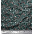 thumbnail image 1 of Soimoi Georgette Viscose Fabric Floral & Paisley Print Fabric by The Yard 42 Inch Wide, 1 of 3