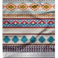 thumbnail image 1 of Soimoi Gray Cotton Duck Fabric Aztec Geometric Fabric Prints By Yard 42 Inch Wide, 1 of 3