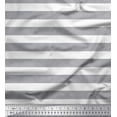 thumbnail image 1 of Soimoi Gray Cotton Voile Fabric Watercolor Stripe Decor Fabric Printed Yard 56 Inch Wide, 1 of 3