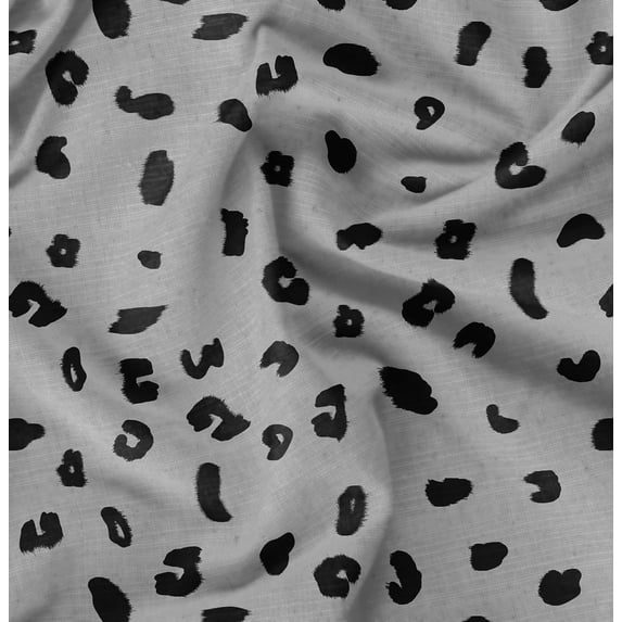 Soimoi Gray Fabric - By the Yard - 56 Inch Wide - Abstract Geometric Textile - Modern and Artistic Fusion for Fashion and Home Printed Fabric