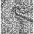 thumbnail image 1 of Soimoi Gray Poly Georgette Fabric Artistic Floral Print Sewing Fabric Yard 52 Inch Wide, 1 of 5