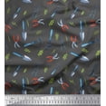 thumbnail image 1 of Soimoi Gray Poly Georgette Fabric Garden Tool Hardware Fabric Prints By Yard 42 Inch Wide, 1 of 3