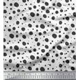 thumbnail image 1 of Soimoi Gray Silk Fabric Dots Dots Fabric Prints By Yard 42 Inch Wide, 1 of 3