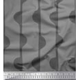 thumbnail image 1 of Soimoi Gray Velvet Fabric Vertical Stripe Decor Fabric Printed Yard 58 Inch Wide, 1 of 3