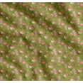 thumbnail image 1 of Soimoi Green Cotton Cambric Fabric Balloon & Teddy Bear Kids Print Fabric by the Yard 56 Inch Wide, 1 of 7