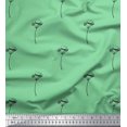 thumbnail image 1 of Soimoi Green Cotton Duck Fabric Cotton Ball Leaves Printed Fabric 1 Yard 44 Inch Wide, 1 of 3
