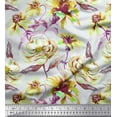 thumbnail image 1 of Soimoi Green Cotton Duck Fabric Leaves & Floral Fabric Prints by Yard 42 Inch Wide, 1 of 1