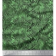 thumbnail image 1 of Soimoi Green Cotton Duck Fabric Leopard & Wild Animal Skin Print Sewing Fabric BTY 42 Inch Wide, 1 of 3