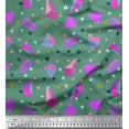 thumbnail image 1 of Soimoi Green Cotton Duck Fabric Pyramid & Triangle Geometric Fabric Prints By Yard 42 Inch Wide, 1 of 3
