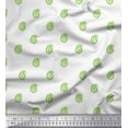 thumbnail image 1 of Soimoi Green Cotton Jersey Fabric Floral & Paisley Printed Fabric 1 Yard 58 Inch Wide, 1 of 3