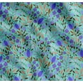 thumbnail image 1 of Soimoi Green Cotton Poplin Fabric Artistic Leaf & Floral Decor Fabric Printed Yard 42 Inch Wide, 1 of 7