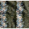 thumbnail image 1 of Soimoi Green Cotton Poplin Fabric Grandiflora Roses Floral Printed Fabric 1 Yard 42 Inch Wide, 1 of 7